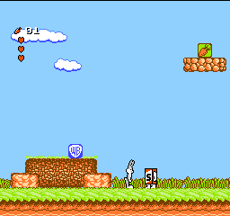 Bugs Bunny Birthday Blowout, The (USA) In game screenshot